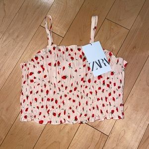 Kids Zara Strawberry Crop Top